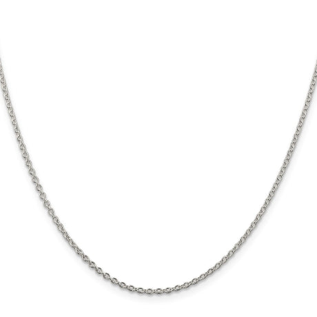 Sterling Silver 1.95mm Cable Chain