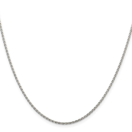 Sterling Silver 1.5mm Diamond-cut Spiga Chain