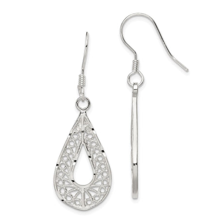 Sterling Silver Filigree Earrings