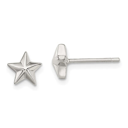 Sterling Silver Star Earrings