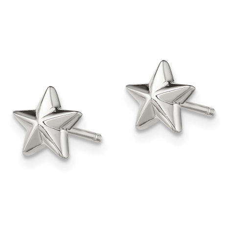 Sterling Silver Star Earrings