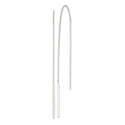 Sterling Silver Bar Threader Earrings