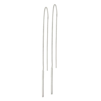 Sterling Silver Bar Threader Earrings