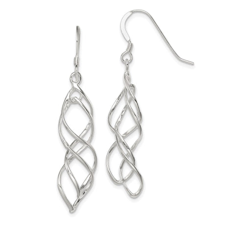 Sterling Silver Shepherd Hook Earrings