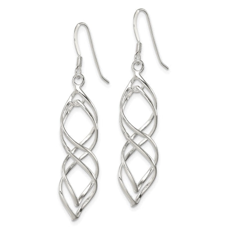 Sterling Silver Shepherd Hook Earrings