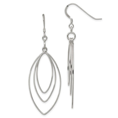 Sterling Silver Shepherd Hook Earrings