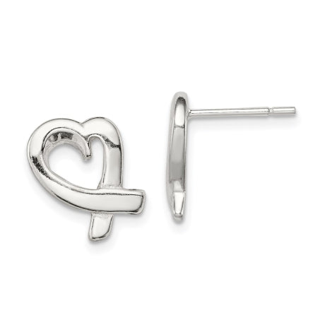 Sterling Silver Heart Earrings