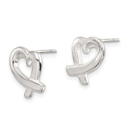 Sterling Silver Heart Earrings