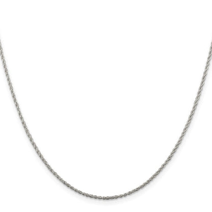 Sterling Silver 1.3mm Loose Rope Chain