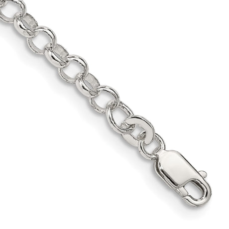 Sterling Silver 4mm Rolo Chain