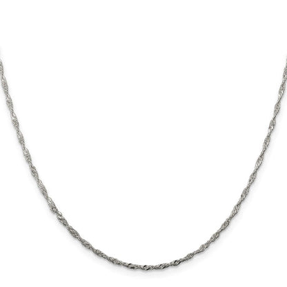 Sterling Silver 1.75mm Singapore Chain