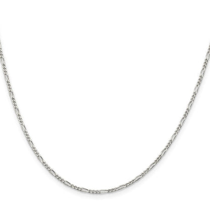 Sterling Silver 1.75mm Figaro Chain