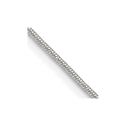 Sterling Silver .85mm Diamond-cut Snake Chain