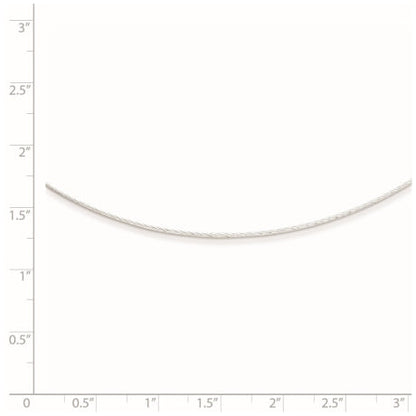 Sterling Silver Fancy 1mm Neckwire