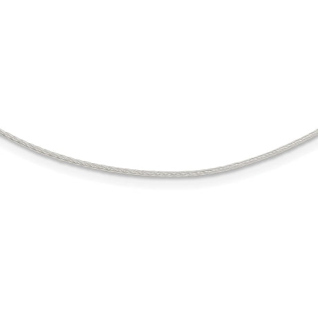 Sterling Silver 1mm Twisted Neckwire