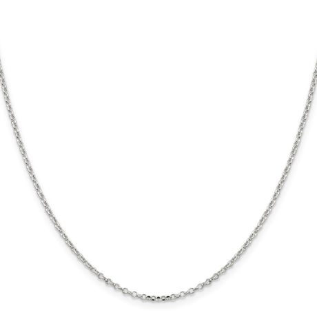 Sterling Silver 1.75mm Diamond-cut Cable Chain