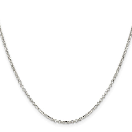 Sterling Silver 2mm Diamond-cut Cable Chain