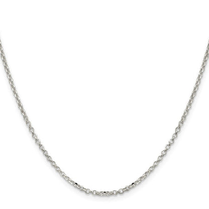 Sterling Silver 2mm Diamond-cut Cable Chain