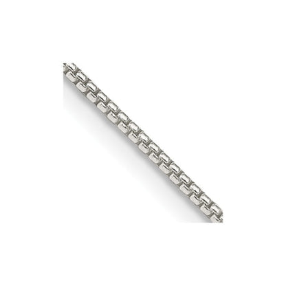 Sterling Silver 1.25mm Round Box Chain