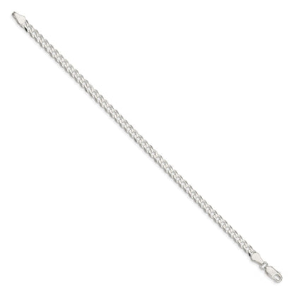 Sterling Silver 4.5mm Flat Curb Chain