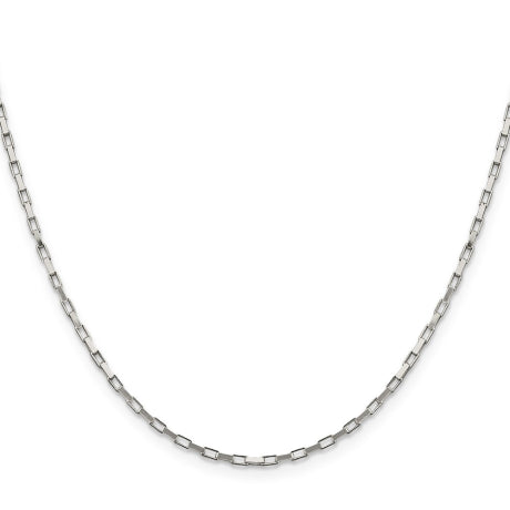 Sterling Silver 1.65mm Elongated Box Chain