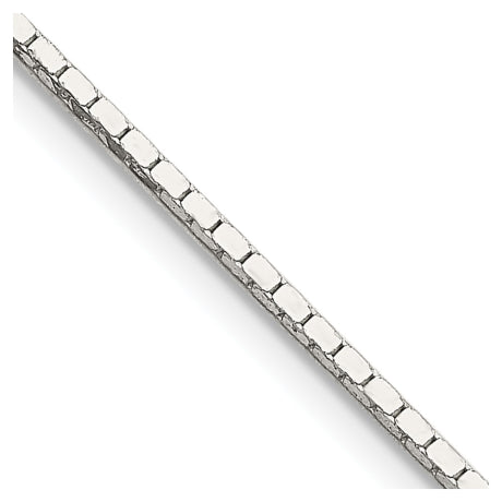 Sterling Silver 1mm Mirror Box Chain