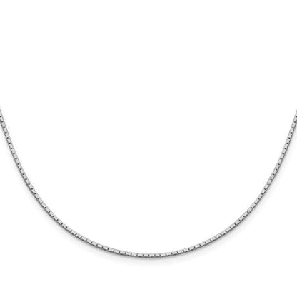 Sterling Silver 1.25mm Mirror Box Chain