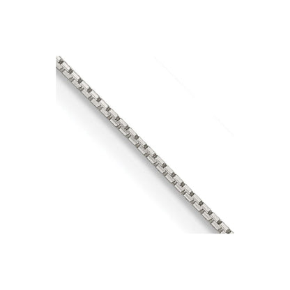 Sterling Silver .6mm 8 Sided Diamond-cut Mirror Box Chain