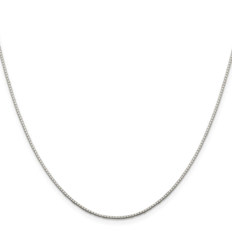 Sterling Silver .9mm 8 Sided Diamond-cut Mirror Box Chain