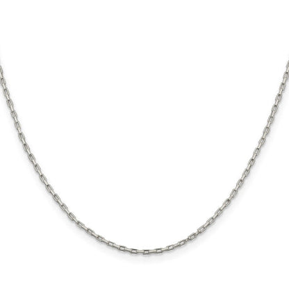 Sterling Silver 1.3mm Elongated Box Chain