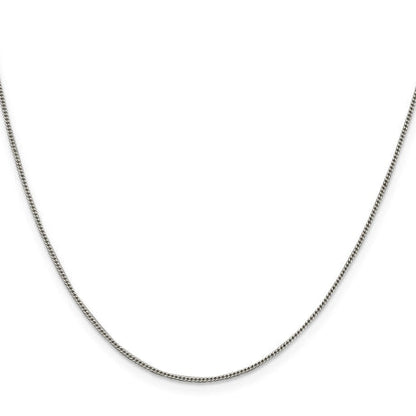 Sterling Silver 1mm Curb Chain