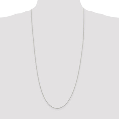 Sterling Silver 1.25mm Loose Rope Chain