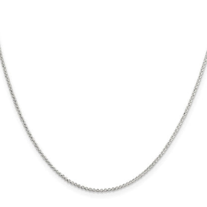 Sterling Silver 1.4mm Rolo Chain