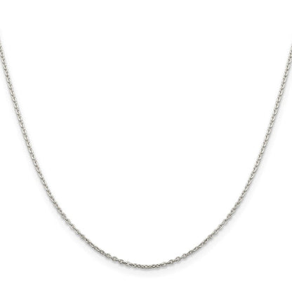 Sterling Silver 1mm Flat Link Cable Chain