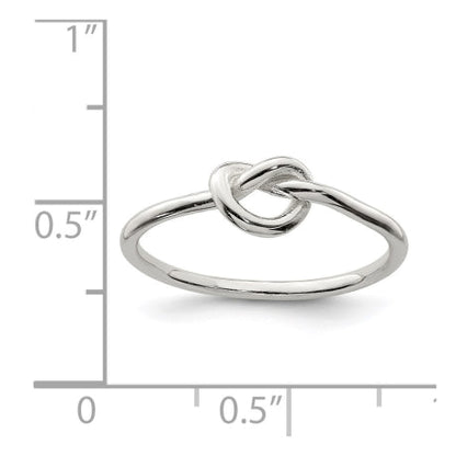 Sterling Silver Polished Knot Ring