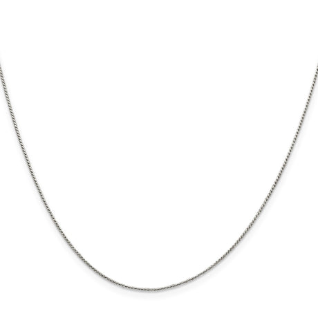 Sterling Silver .95mm Round Franco Chain