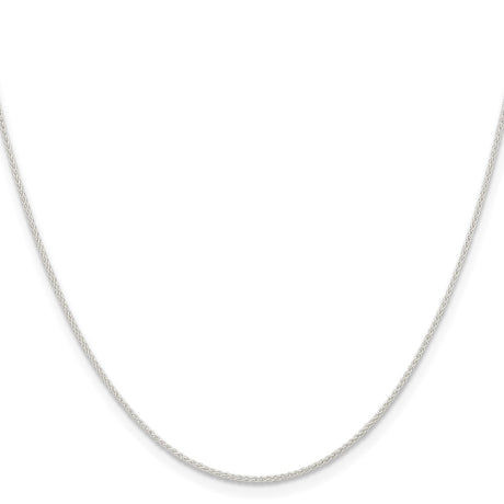 Sterling Silver 1mm Round Spiga Chain