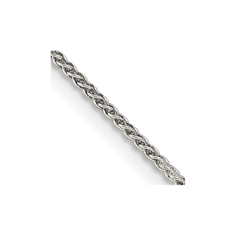 Sterling Silver 1.25mm Round Spiga Chain