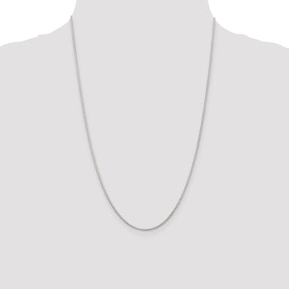 Sterling Silver 1.25mm Round Spiga Chain