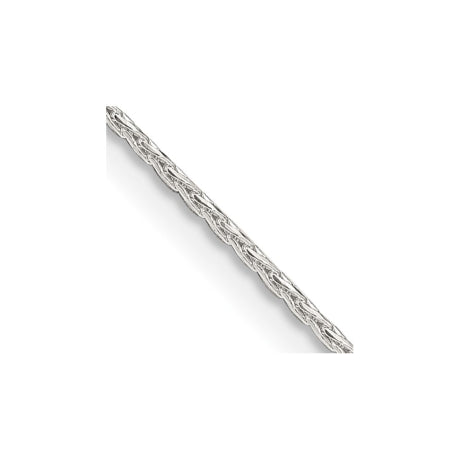 Sterling Silver 1.25mm Diamond-cut Round Spiga Chain