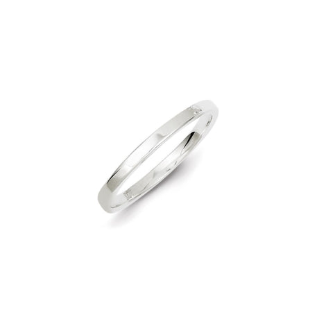 Sterling Silver 2mm Lightweight Flat Size 10 Band