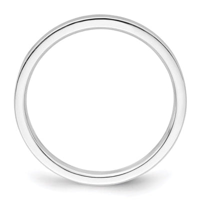 Sterling Silver 2mm Lightweight Flat Size 10 Band