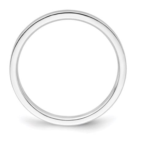 Sterling Silver 2mm Lightweight Flat Size 7 Band