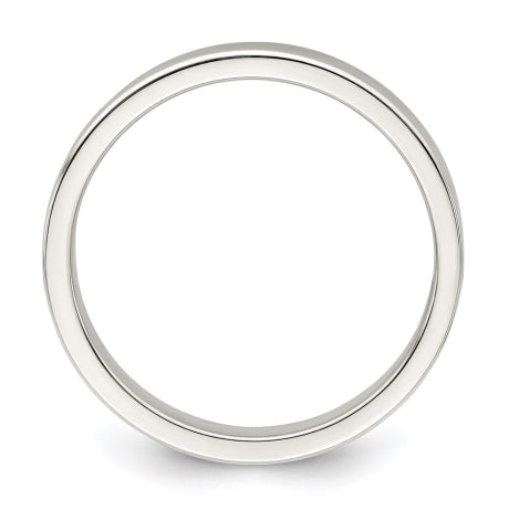 Sterling Silver 3mm Lightweight Flat Size 6 Band