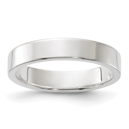 Sterling Silver 4mm Lightweight Flat Size 5 Band