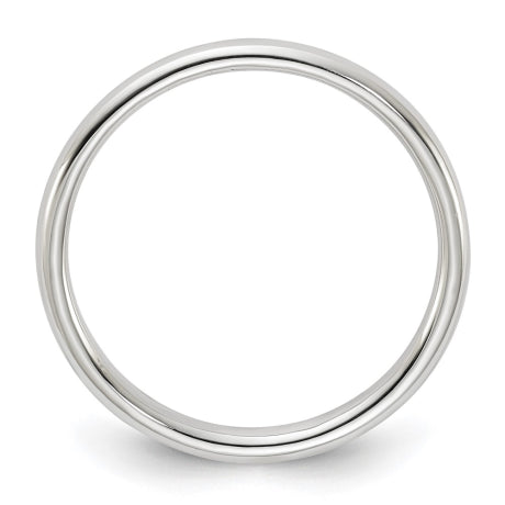 Sterling Silver 2mm Half Round Size 10.5 Band