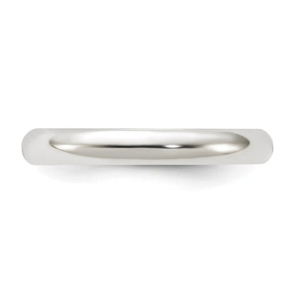 Sterling Silver 3mm Half Round Size 11 Band