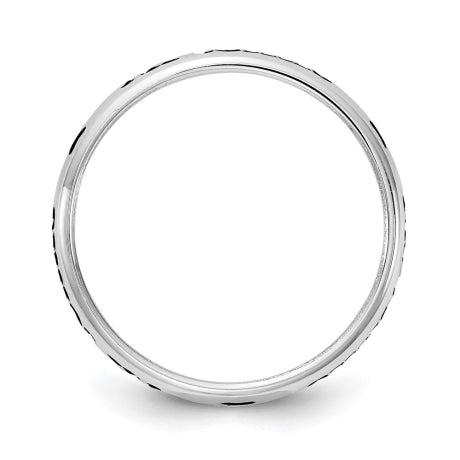 Sterling Silver 3mm Half Round Size 5 Band