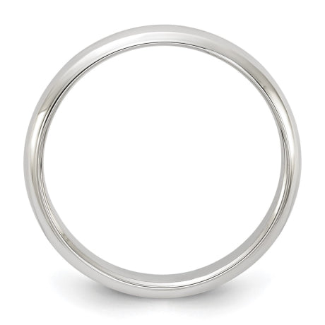 Sterling Silver 3mm Half Round Size 6 Band