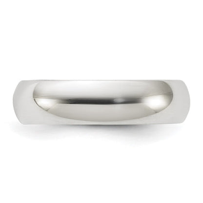 Sterling Silver 5mm Half Round Size 6.5 Band